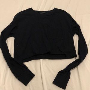 Brandy Melville cropped long sleeve shirt